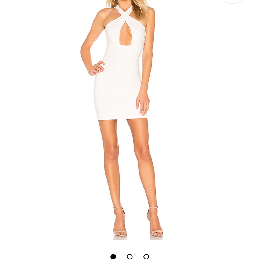 Never worn revolve mini dress in white